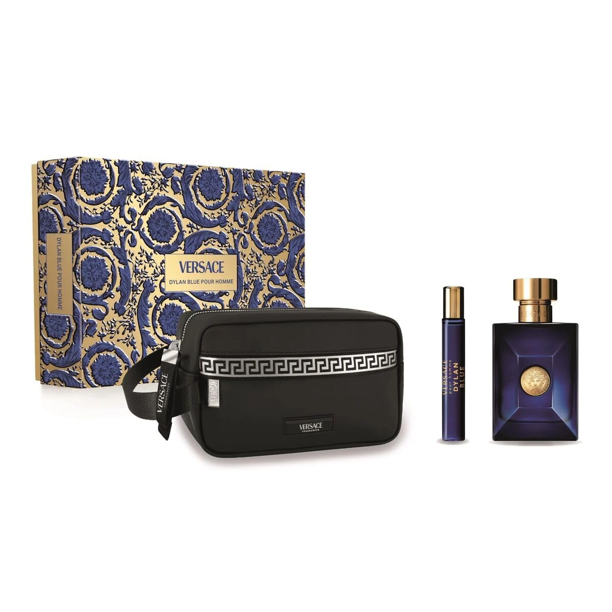 Versace Dylan Blue EDT Men’s Perfume Set – 3-Piece Gift Collection